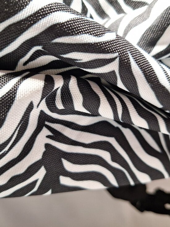 Jansport Backpack Zebra Black White w/Purple